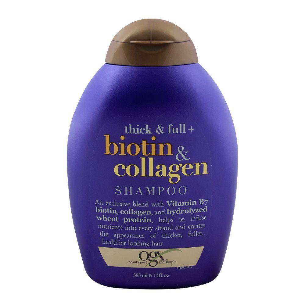OGX Shampoo Thick & Fuill Biotin & Collagen 385Ml - Highfy.pk