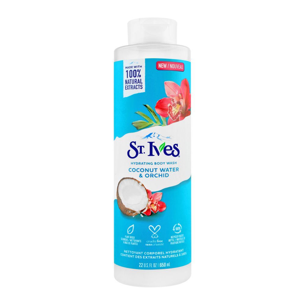 Stives Body Wash Coconut Water & Orchid 22Oz/650Ml