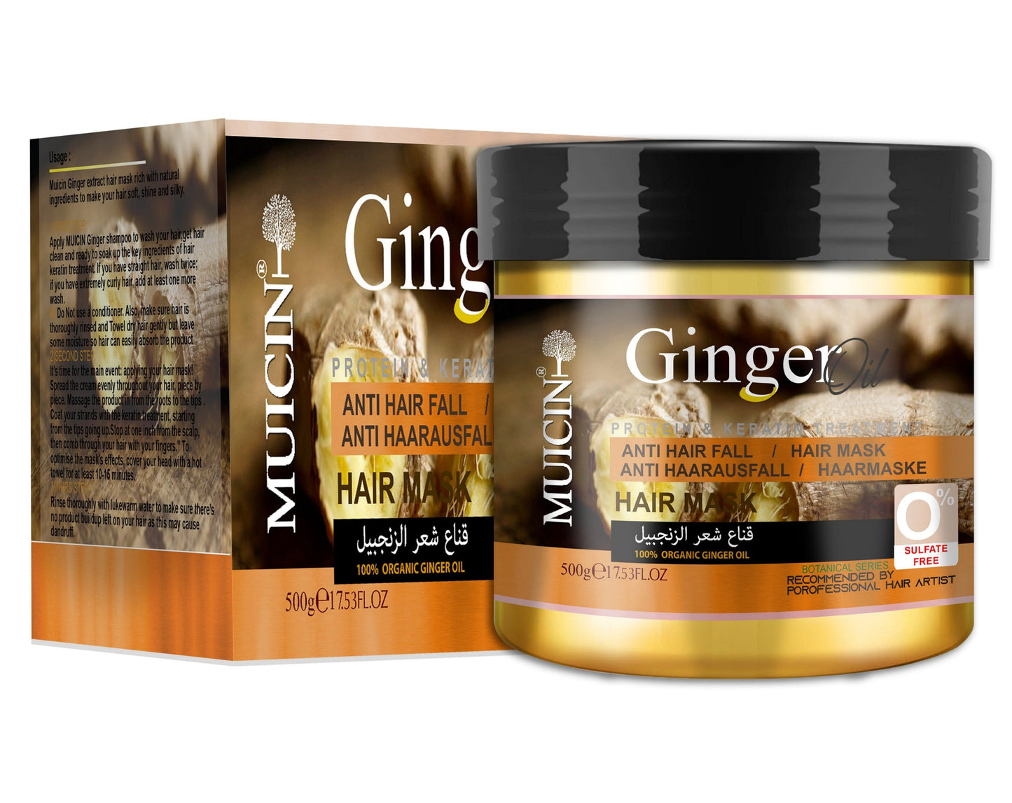 MUICIN - Ginger Hair Mask Anti Hair Fall - 500ml