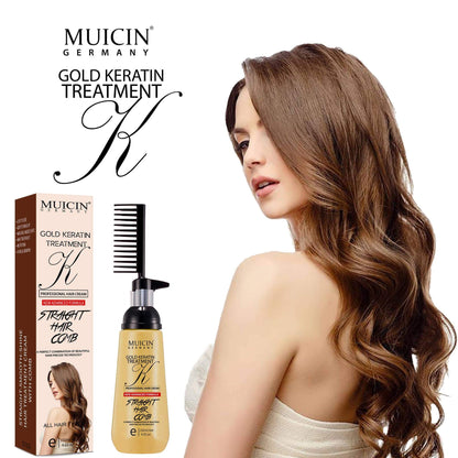 MUICIN - 24k Gold Comb Hair Straightening Cream - 150g