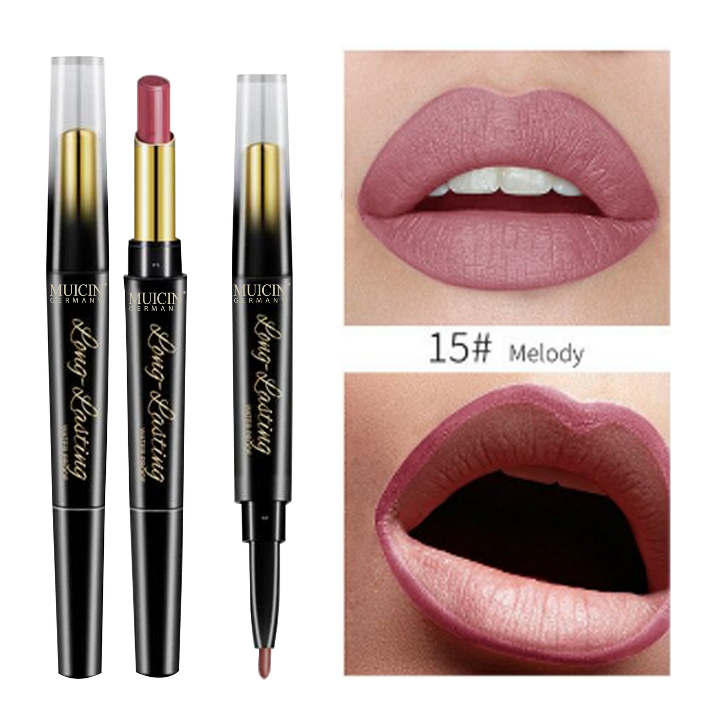 MUICIN - 2 In 1 Lipstick & Lip Liner