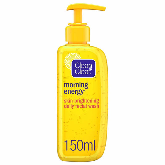 Clean & Clear Daily Facial Wash Skin Brightening Morning Energy 150Ml - Highfy.pk