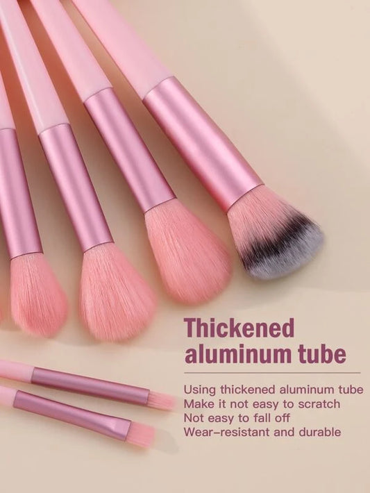 Shein Storage Bag With Makeup Brush 13S (Pink) - Highfy.pk