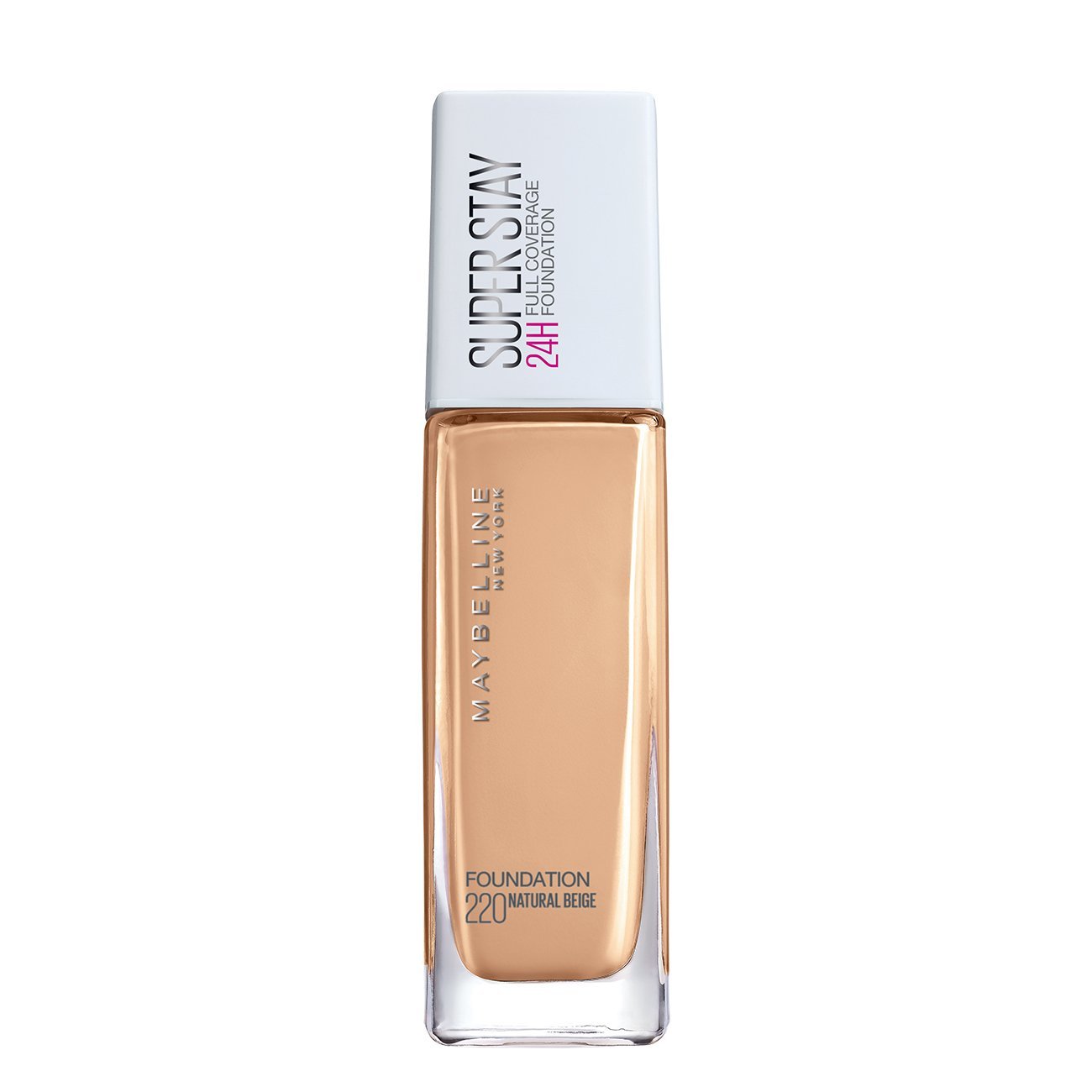 Maybelline New York- Superstay 24H Full Coverage Liquid Foundation - 220 Natural Beige - Highfy.pk