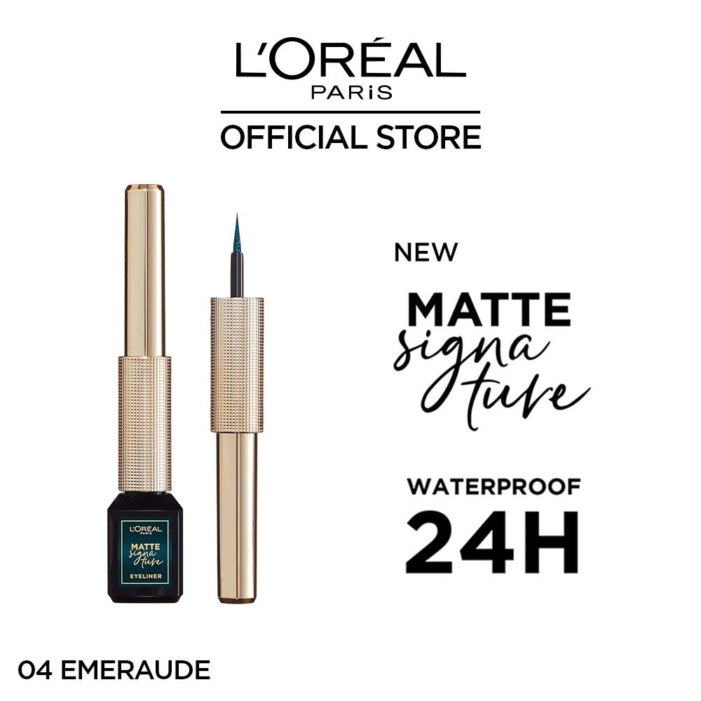 L'Oreal Paris-Matte Signature Liquid Eyeliner 04 Emeraude - Highfy.pk