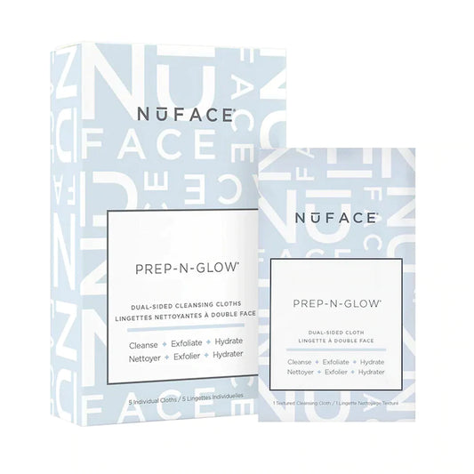 Nuface - Prep-N-Glow Cleansing Cloth (5 Pack) - Highfy.pk