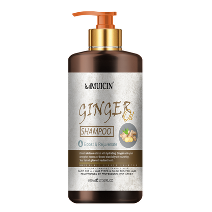 MUICIN  - Boost & Rejuvenate Ginger Hair Shampoo - 800ml