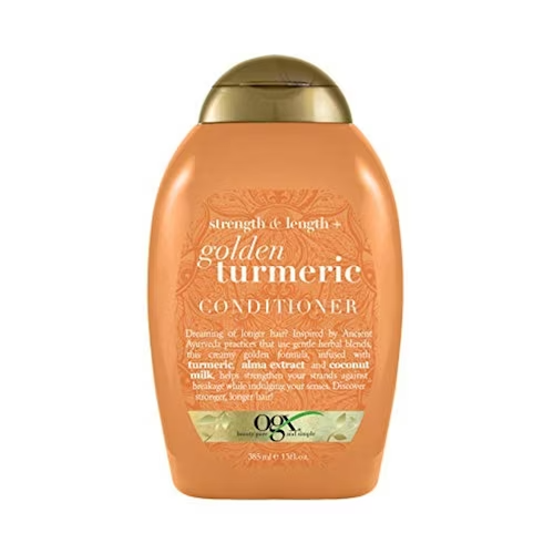 OGX Shampoo Strenght & Lenght Golden Turmerio 13Oz/385Ml - Highfy.pk