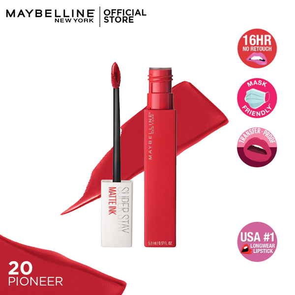 Maybelline Superstay Matte Ink Liquid Lipstick 20 Pioneer – Highfy.pk