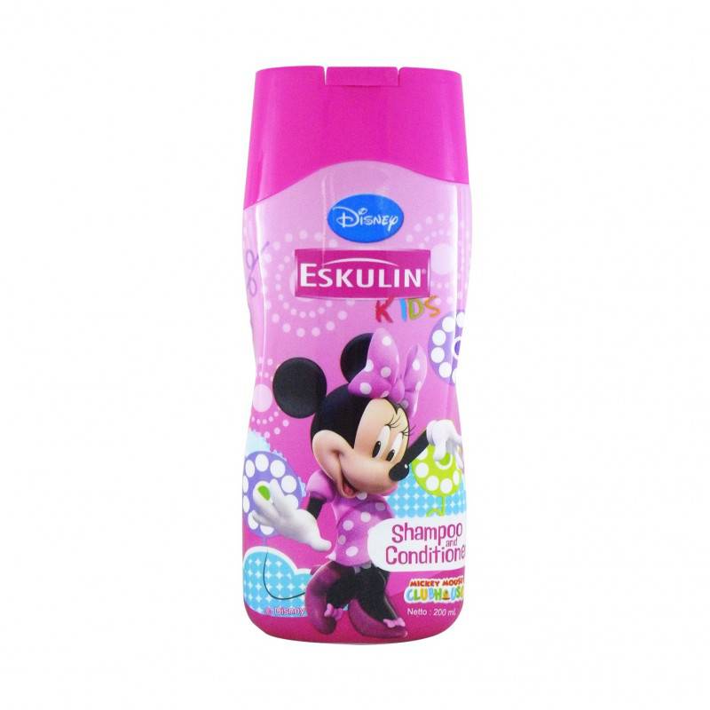 Eskulin Kids Shampoo & Conditioner Disnep Mickey Mouse (Pink) 200 Ml - Highfy.pk