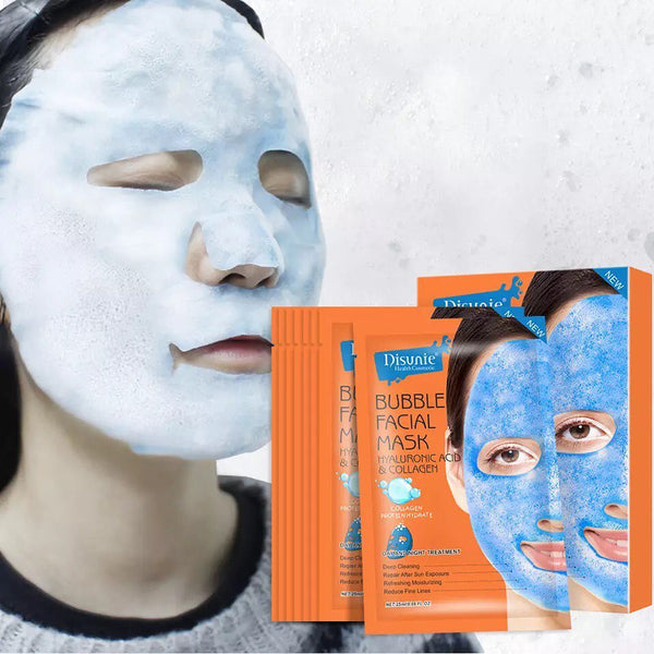 Disunie Bubble Facial Mask Hyaluronic Acid Collagen 1'S – Highfy.pk