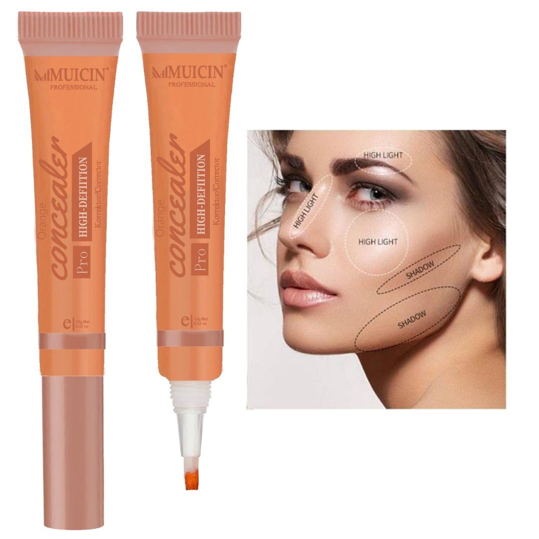 MUICIN - 3D Pro Concealer Orange Color Tube - 12g