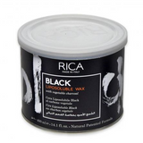 Rica Wax Liposoluble Black With Vegetable Charcoal 14.1Oz/400Ml
