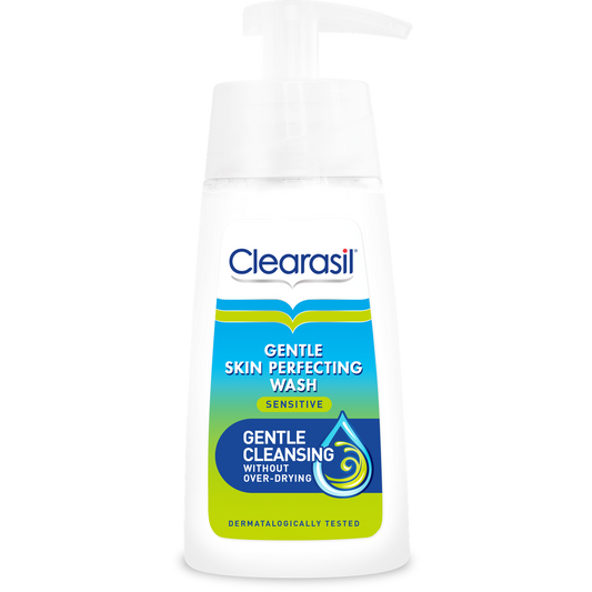 Clearasil Gentle Skin Perfecting Wash, Sensitive, Pump, 150Ml - Highfy.pk