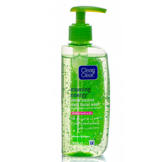 Clean & Clear Morning Energy Shine Control Daily Facial Wash - Highfy.pk