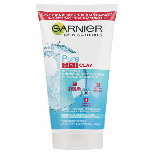 Garnier Skin Naturals Pure 3In1 For Deep Skin Cleansing 150M - Highfy.pk