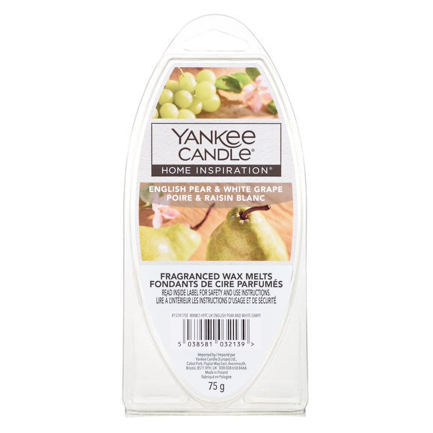Yankee Candle Home Inspiration English Pear & White Grape 75G - Highfy.pk