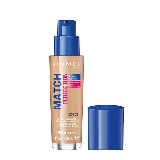 Rimmel - MATCH PERFECTION FOUNDATION - TRUE BEIGE 034-203