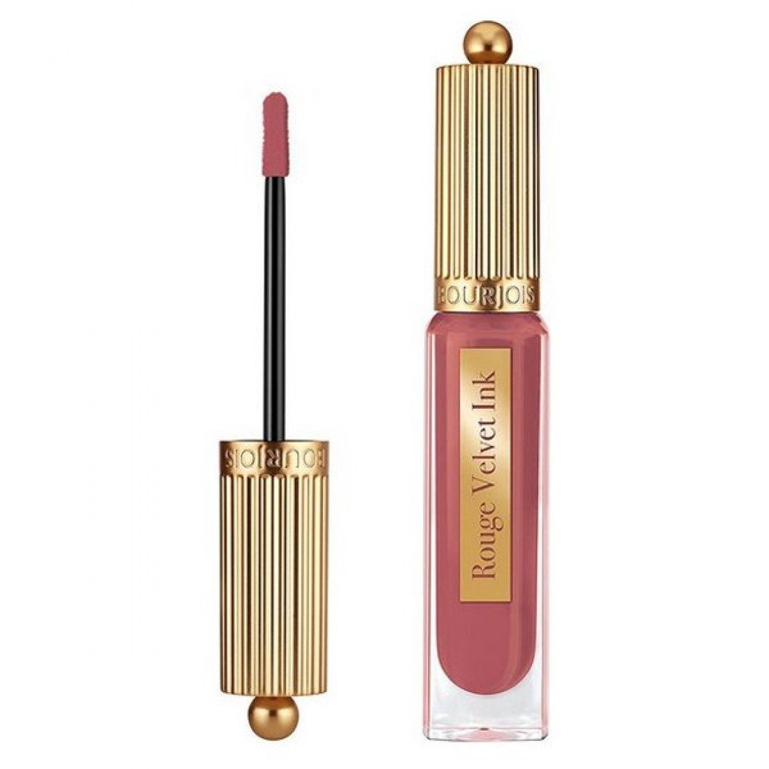 Bourjois Rouge Velvet 23 Pink Par Tea Color Ink Lipstick