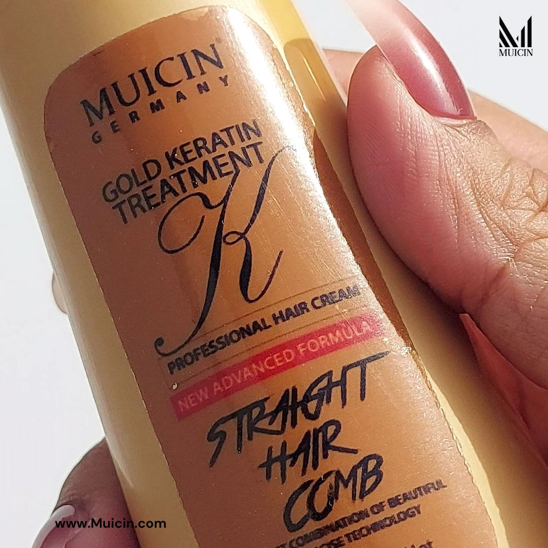 MUICIN - 24k Gold Comb Hair Straightening Cream - 150g