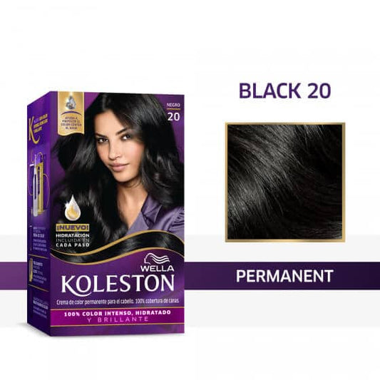 Wella Koleston - Hair Color Cream Black 2/0 - Highfy.pk