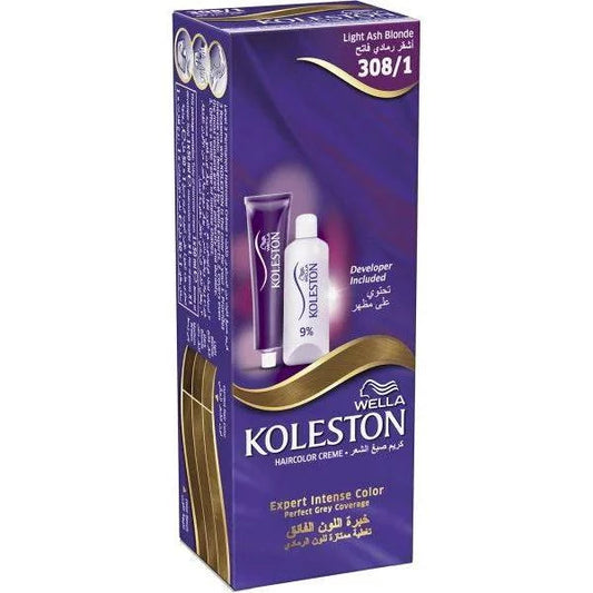 Wella Koleston Semi Kits 308 1 Light Ash Blonde - Highfy.pk
