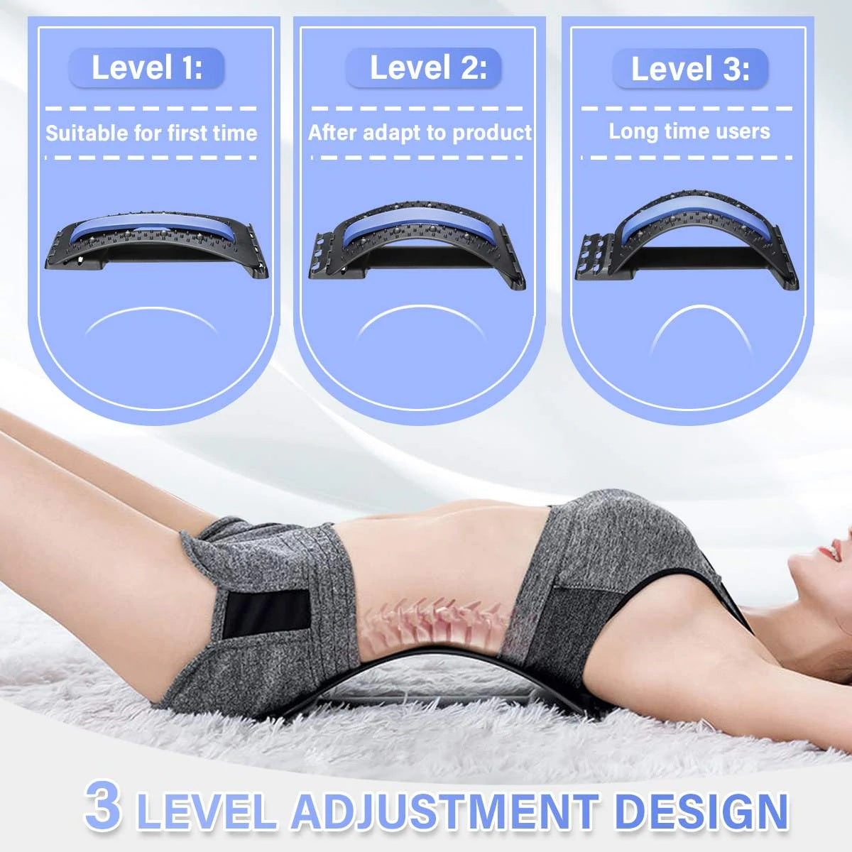 MUICIN - Spine Relief Back Strecher Massager