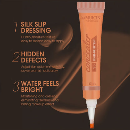 MUICIN - 3D Pro Concealer Orange Color Tube - 12g