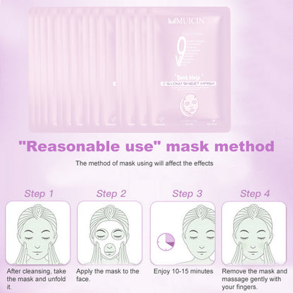 MUICIN - V9+ Facial Glow Hydrating Sheet Mask