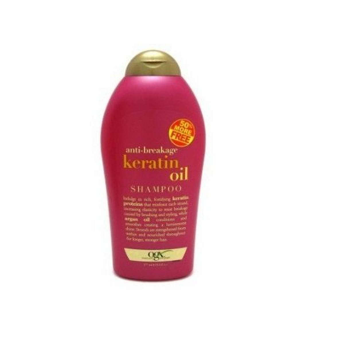OGX Shampoo Anti Breakage Keratin Oil (Sulphate Free) 577 Ml - Highfy.pk