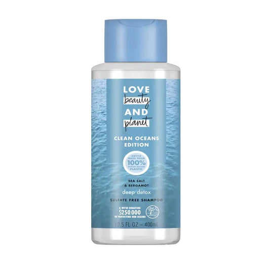 Love Beauty And Planet Shampoo Clean Oceans Edition Sea Salt & Bergamot 400Ml - Highfy.pk