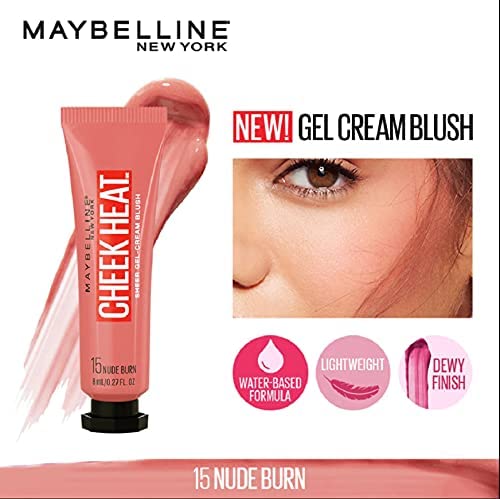 Maybelline Cheek Heat Sheer Gel Cream Blush 15 Nude - Highfy.pk