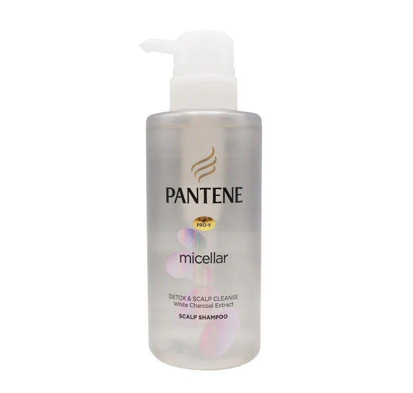 Pantene Pro-V Shampoo Micellar Detox & Scalp Cleanse White Charcoa L Extract - 530Ml - Highfy.pk
