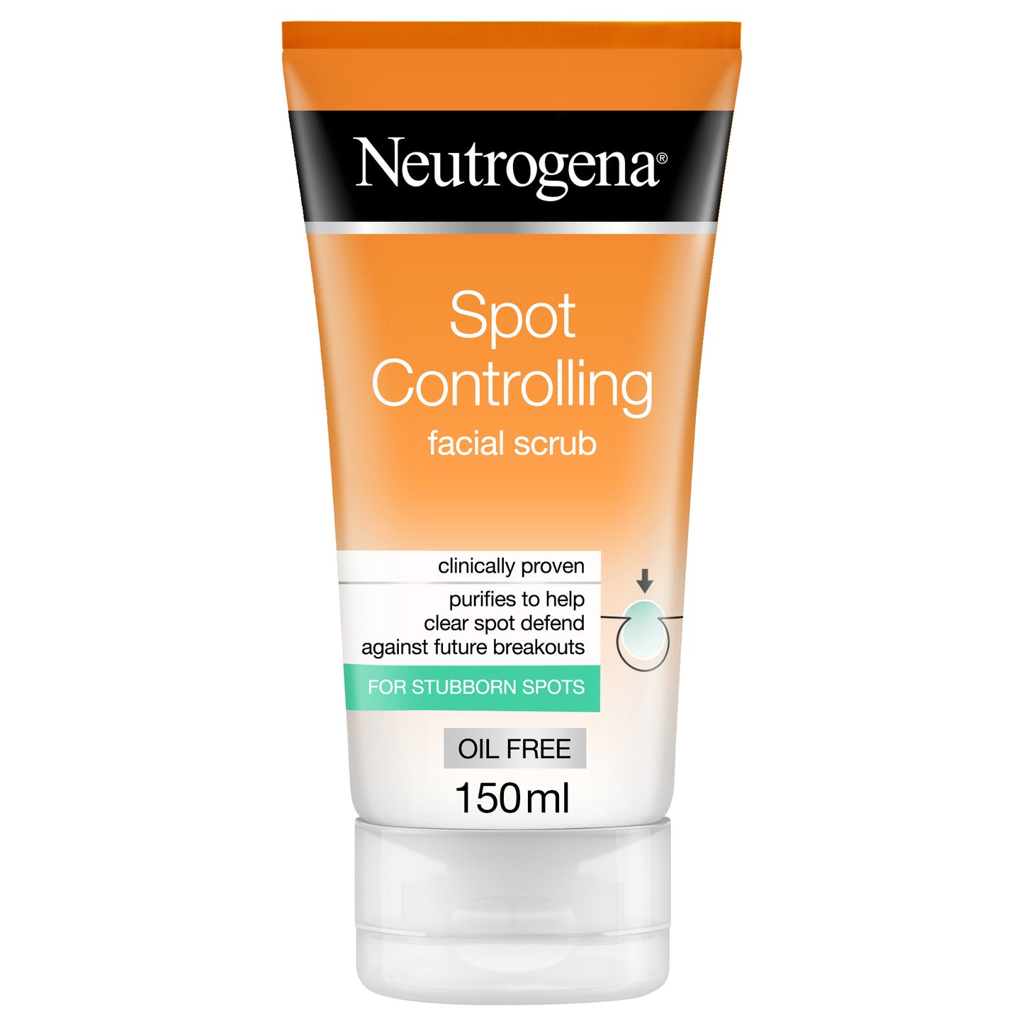 Neutrogena Spot Controlling Facial Scrub 150Ml - Highfy.pk