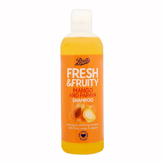 Boots Fresh Fruity Mango Papaya Shampoo 500 Ml - Highfy.pk