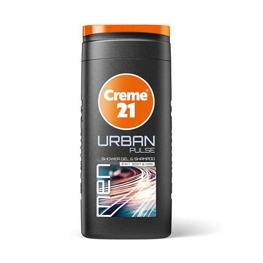 Creme 21 Men Shower Gel & Shampoo 2 In 1 Urban Pulse 250 Ml - Highfy.pk