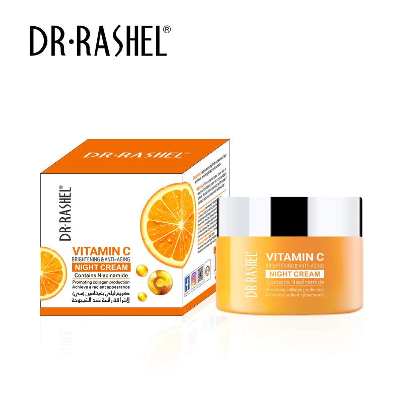 Dr.Rashel Vitamin C Brightening & Anti-Aging Night Cream, 50G - Highfy.pk