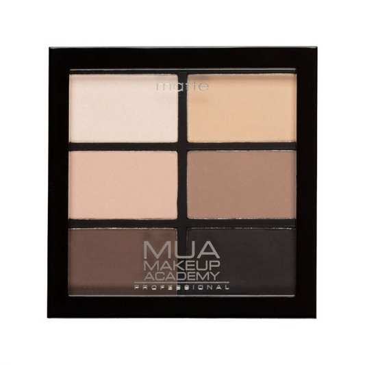 MUA Professional 6 Pan Palette - Natural Essentials - Highfy.pk