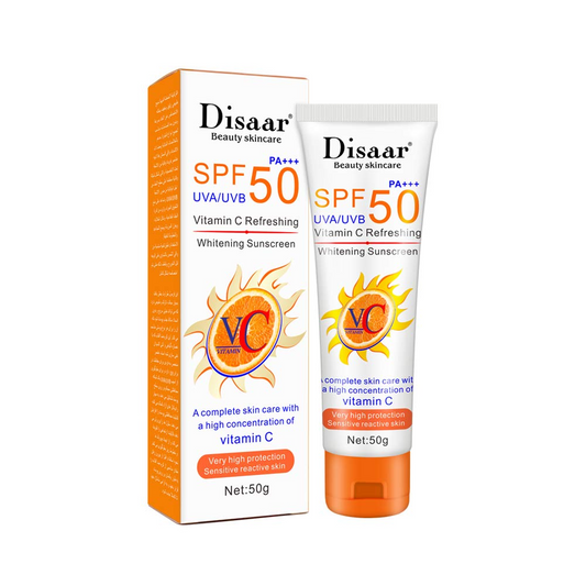 Disaar - Vitamin C Refreshing Whitening Sunscreen Spf 50 Pa+++ 50G - Highfy.pk