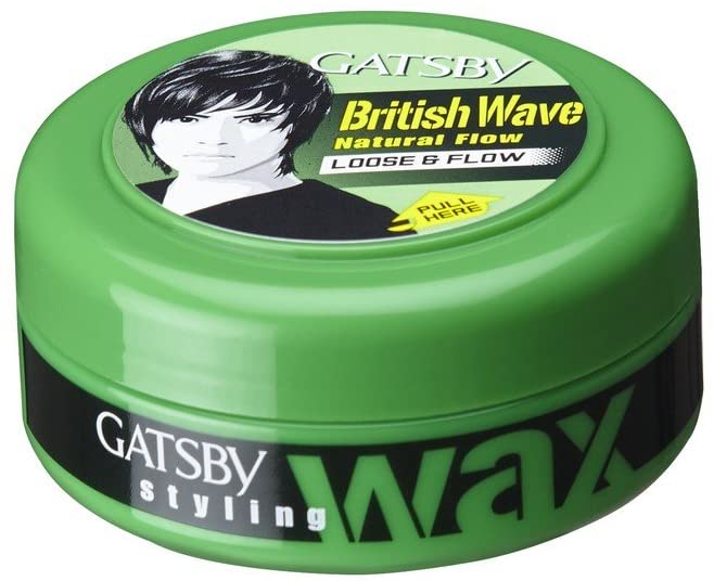 Gatsby Styling Wax British Wave Natural Flow Loose & Flow (Green) 75Gm - Highfy.pk