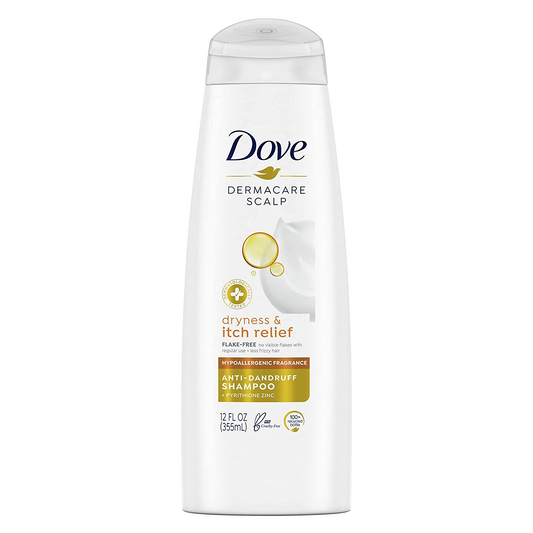 Dove - Dermacare Shampoo Usa Dryness & Itch Relief 120Z/355Ml - Highfy.pk