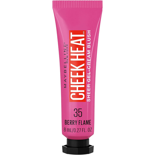 Maybelline Cheek Heat Sheer Gel Cream Blush 35 Berry Flame - Highfy.pk