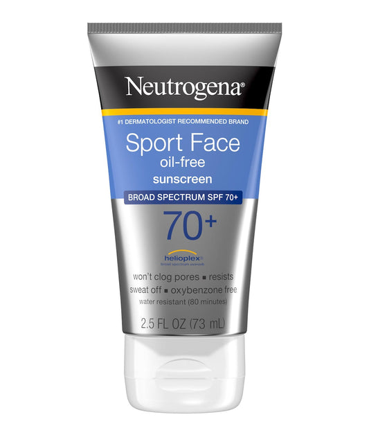 Neutrogena Sport Face Oil-Free Sunscreen Broad Spectrum Spf 70+ - Highfy.pk