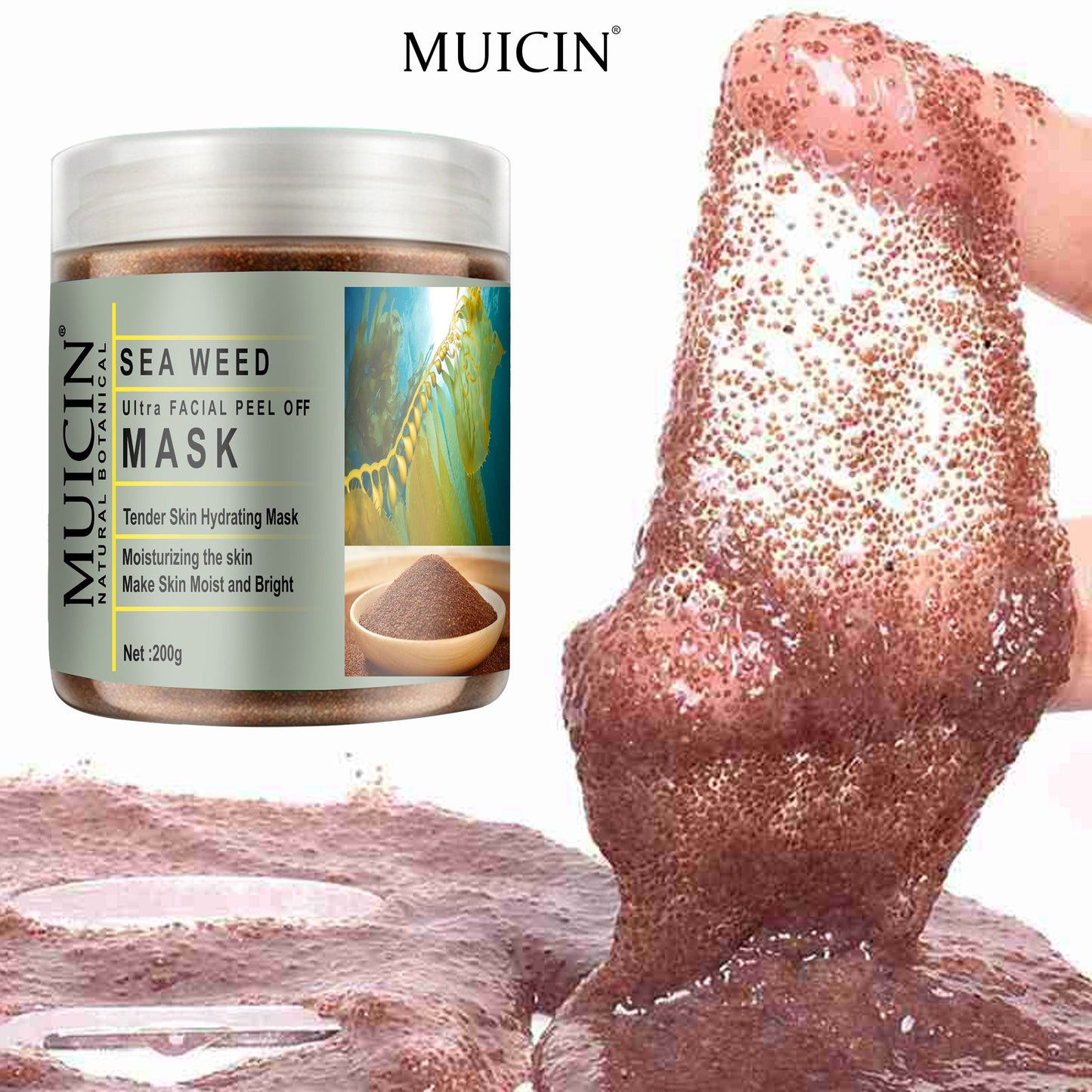 MUICIN - Sea Weed Ultra Facial Peel-Off Mask - 200g