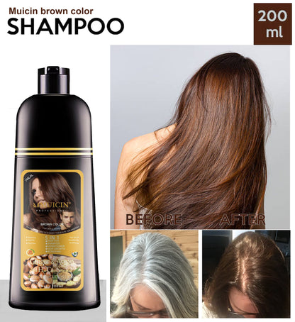 MUICIN - 5 in 1 Hair Color Shampoo With Ginger & Argan Oil