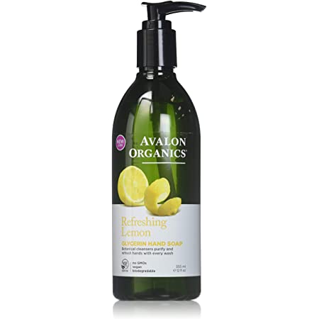 Avalon Organics Glycerin Hand Soap Refreshing Lemon 12Oz/355Ml