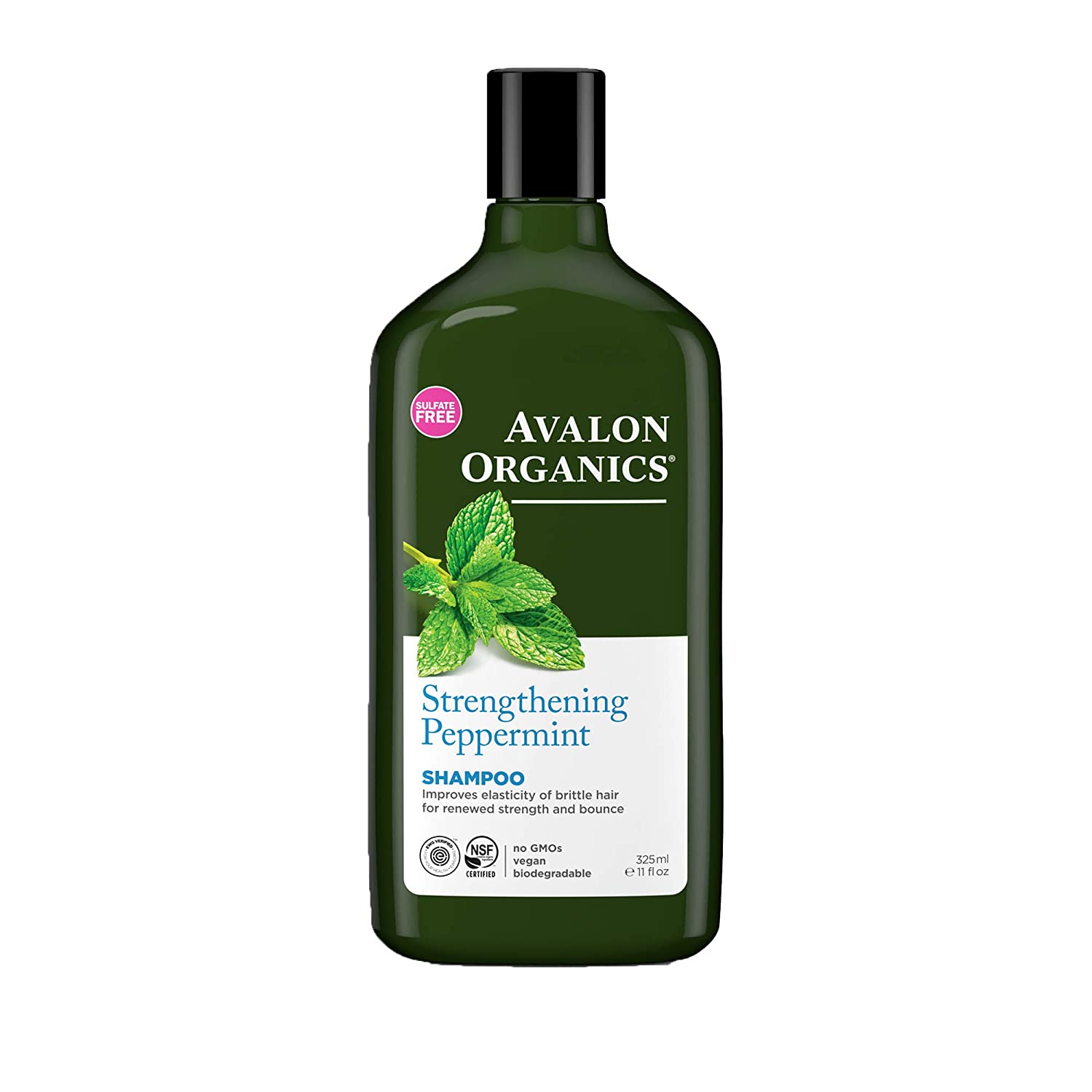 Avalon Organics Shampoo Strengthening Peppermint 11Oz/325Ml