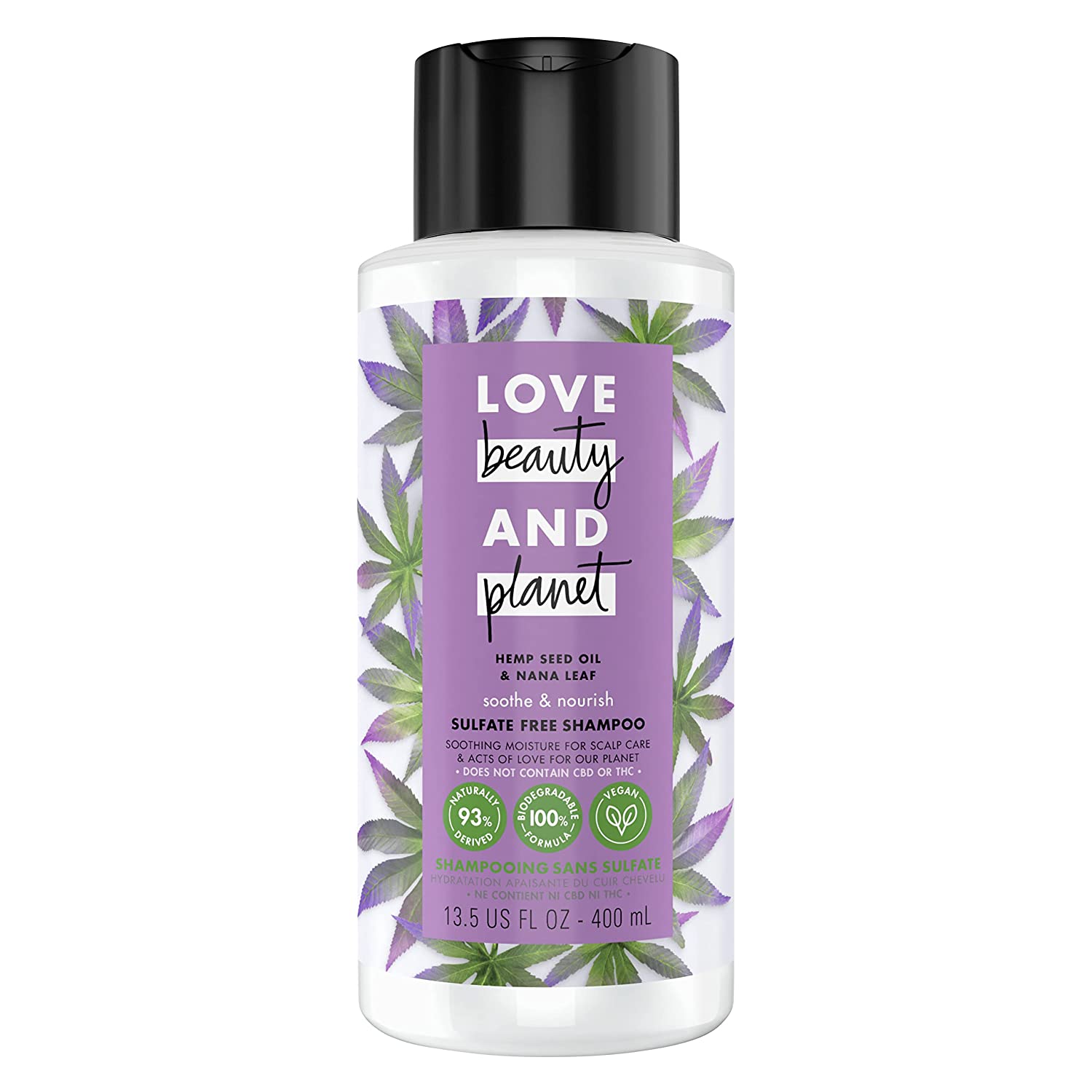 Love Beauty And Planet Shampoo Hemp Seed Oil & Nana Leaf 400Ml - Highfy.pk