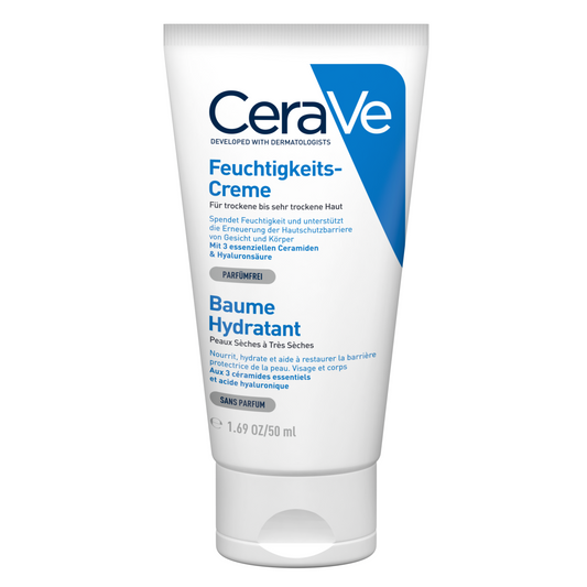 Cerave - Moisturizing Cream For Dry Skin 50Ml - German Language - Highfy.pk