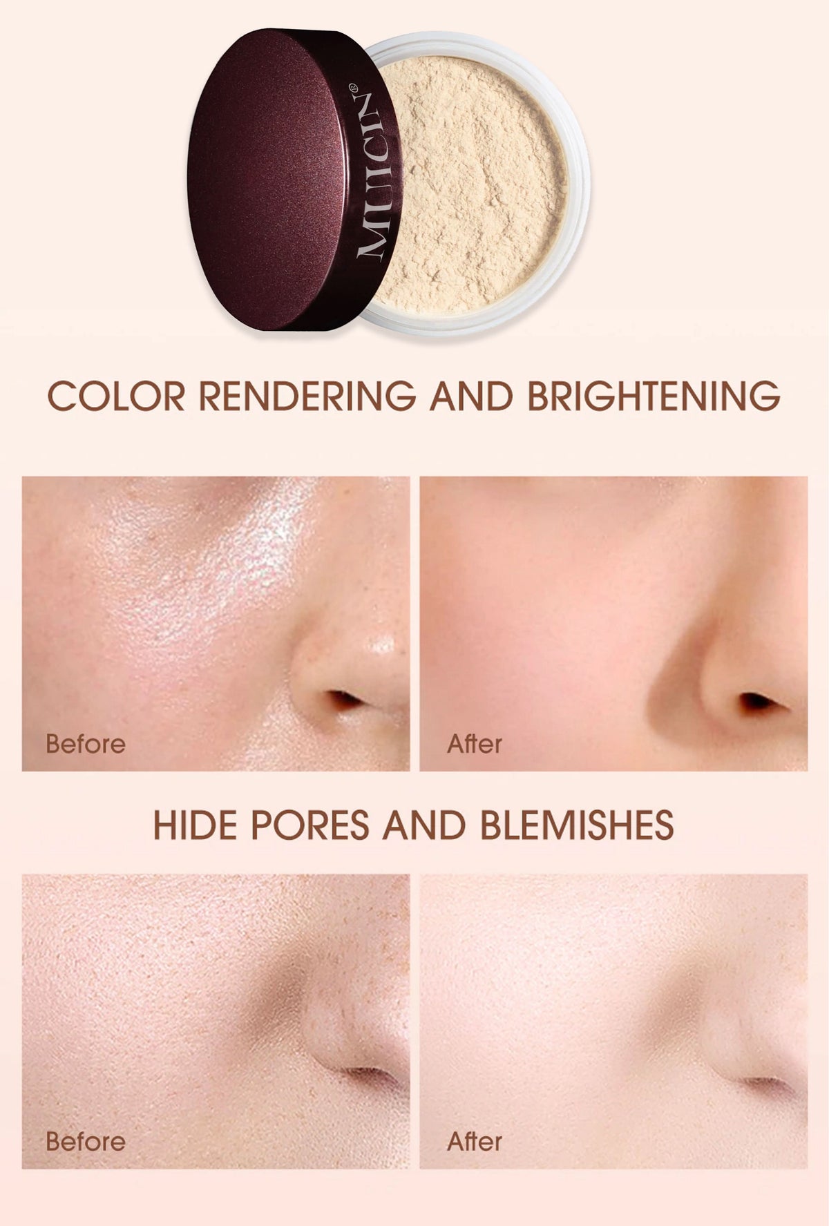 MUICIN - Translucent Setting Loose Powder